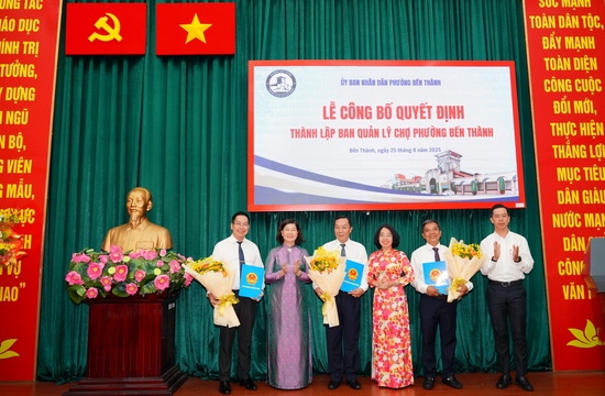 Thành lập Ban Quản lý chợ phường Bến Thành