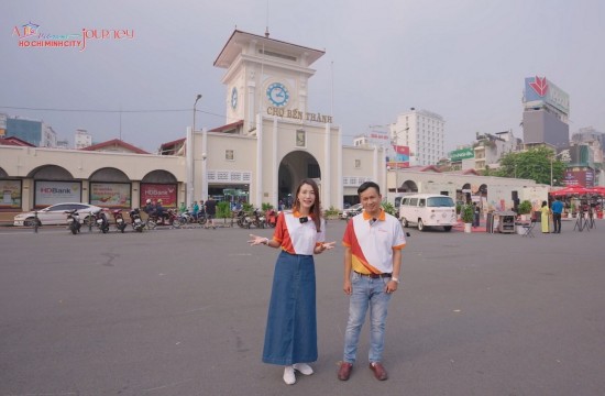 Khám phá Chợ Bến Thành cùng diễn viên Hoàng Oanh và đầu bếp Alain Nguyễn